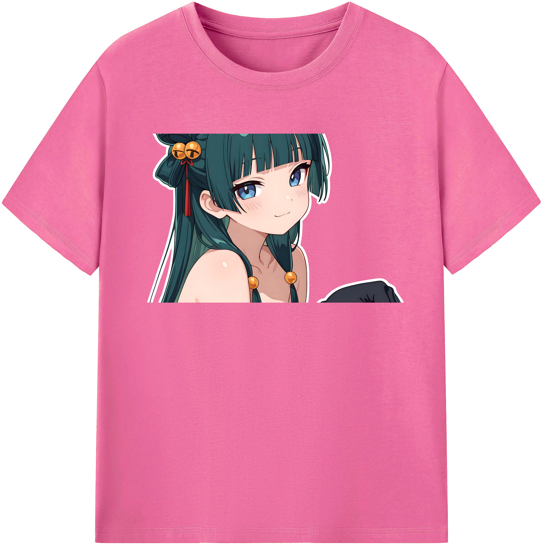 （画像用） 薬屋のひとりごと The Apothecary Diaries レディースカジュアルプリントTシャツ（綿100％）
